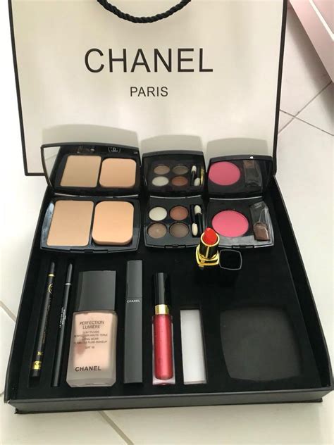 chanel makeup set for sale|chanel full makeup set.